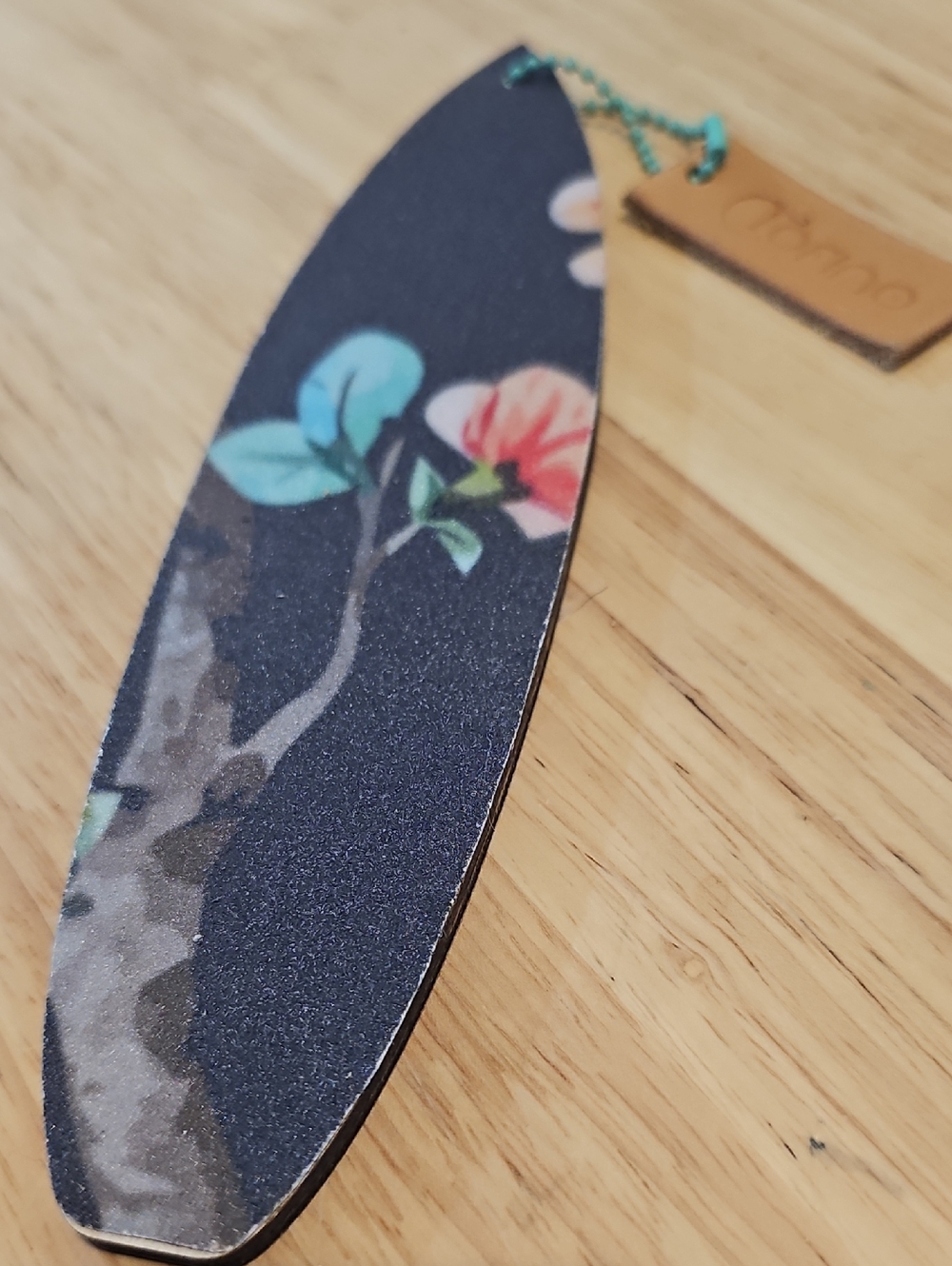 Floral Print Surfboard Shaped Nail File